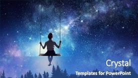  Presentation with childhood - Colorful PPT layouts enhanced with happy careless childhood mixed media backdrop and a teal colored foreground