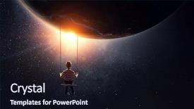  Presentation with childhood - Slides enhanced with happy careless childhood mixed media background and a wine colored foreground