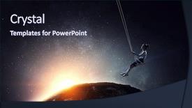  Presentation with childhood - Presentation theme with happy careless childhood mixed media background and a  colored foreground