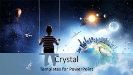  Presentation with childhood - PPT layouts enhanced with happy careless childhood mixed media background and a light blue colored foreground