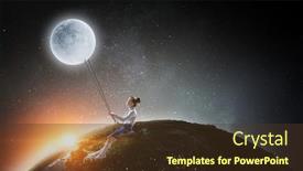  Presentation with childhood - PPT layouts consisting of happy-careless-childhood-mixed-media background and a tawny brown colored foreground