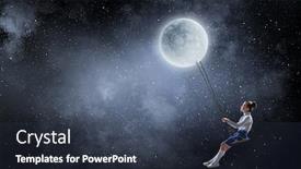  Presentation with childhood - Theme with happy-careless-childhood-mixed-media background and a tawny brown colored foreground