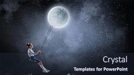  Presentation with childhood - Amazing theme having happy-careless-childhood-mixed-media backdrop and a tawny brown colored foreground