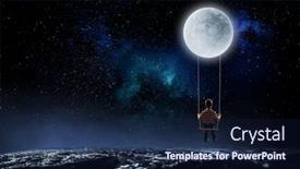  Presentation with childhood - Slide set featuring happy-careless-childhood-mixed-media background and a navy blue colored foreground