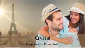  Presentation with eiffel tower - Amazing PPT layouts having giving pretty girlfriend piggy back backdrop and a coral colored foreground