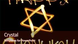  Presentation with chanukah - Theme with elektrik - boxet and pipe for electrick background and a lemonade colored foreground.