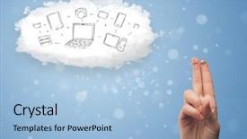  Presentation with college education happy smiling - Colorful slide deck enhanced with happy cheerful smiley fingers looking backdrop and a  colored foreground