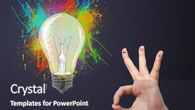  Presentation with college education happy smiling - Colorful presentation theme enhanced with happy cheerful smiley fingers looking backdrop and a  colored foreground