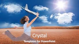  Presentation with classy - Theme enhanced with three cheese pizza on a wooden table close-up shot background and a tawny brown colored foreground