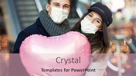  Presentation with valentines day - Audience pleasing theme consisting of happy-couple-celebrating-valentines-day backdrop and a lemonade colored foreground