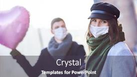  Presentation with valentines day - Slide deck with happy-couple-celebrating-valentines-day background and a dark gray colored foreground