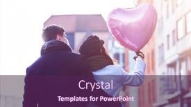  Presentation with masks - Beautiful slides featuring happy-couple-celebrating-valentines-day backdrop and a violet colored foreground