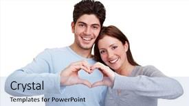  Presentation with love heart - Slide set featuring may red pills lay on white background background and a pink colored foreground