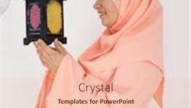  Presentation with ramadan - Amazing PPT layouts having happy couple ready for ramadan backdrop and a lemonade colored foreground