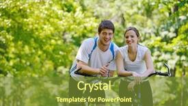  Presentation with love romance - Amazing PPT theme having happy couple riding bicycle outdoors health lifestyle fun love romance concept backdrop and a tawny brown colored foreground