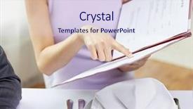  Presentation with restaurant menu - Colorful slide set enhanced with happy couple with menu backdrop and a sky blue colored foreground