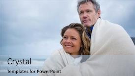  Presentation with happy 18th birthday - Amazing presentation theme having happy couple wrapped in shawl backdrop and a light blue colored foreground