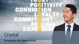  Presentation with satalitte image - Amazing presentation design having happy customer experience - composite image of smiling asian backdrop and a  colored foreground