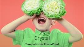  Presentation with pink green - Beautiful PPT layouts featuring happy-cute-boy-is-having backdrop and a seafoam green colored foreground