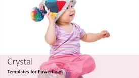  Presentation with cute - Amazing theme having happy-cute-one-year-old backdrop and a coral colored foreground