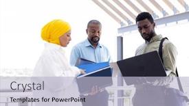  Presentation with diverse business people - 