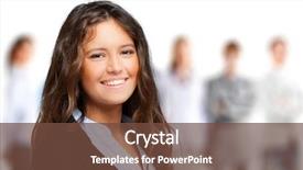  Presentation with multiracial team of young doctors stacking hands - Theme with happy employees - young businesswoman standing before her background and a tawny brown colored foreground