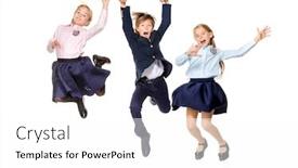  Presentation with joy - Theme featuring joy isolated over white background and a white colored foreground