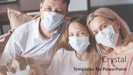  Presentation with mom - Slides enhanced with happy-family-at-home-mom background and a coral colored foreground