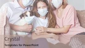  Presentation with mom - Amazing theme having happy-family-at-home-mom backdrop and a coral colored foreground