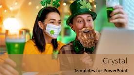  Presentation with family day - Cool new theme with happy-family-couple-celebrating-st backdrop and a coral colored foreground