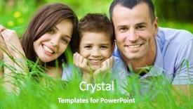  Presentation with grass - PPT theme featuring wood table top on home background and a lemonade colored foreground