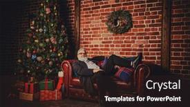  Presentation with fat - Cool new slides with happy-fat-man-with-gray backdrop and a wine colored foreground