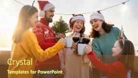  Presentation with christmas kids - 