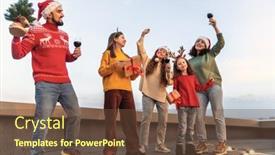  Presentation with christmas kids - 