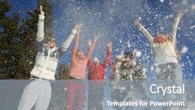  Presentation with young healthy people - PPT theme having phone in hand while driving background and a dark gray colored foreground