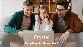  Presentation with gay - Slides consisting of happy-gay-couple-and-adopted background and a coral colored foreground