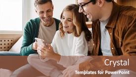  Presentation with family gay - Audience pleasing slide deck consisting of happy-gay-family-smiling backdrop and a tawny brown colored foreground