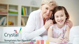  Presentation with camera - Slide set consisting of february - couple of crown-of-thorns background and a dark gray colored foreground.