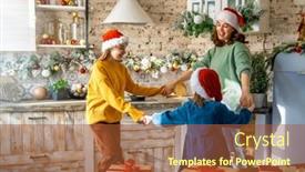  Presentation with loving mom - Presentation consisting of happy-holidays-cheerful-mother background and a  colored foreground