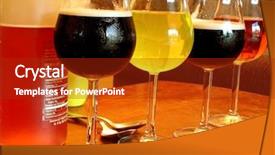  Presentation with happy hour - Audience pleasing presentation design consisting of happy hour margarita - drinks backdrop and a crimson colored foreground