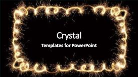  Presentation with happy hour - Colorful PPT layouts enhanced with happy hour party - confetti sparkler border backdrop and a black colored foreground