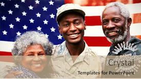  Presentation with independence day - Slide deck with happy-independence-day-against-portrait background and a soft green colored foreground