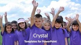  Presentation with happy kids - Amazing presentation having happy kids group have fun backdrop and a  colored foreground