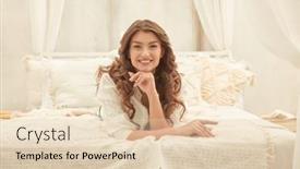  Presentation with people enjoying - PPT layouts enhanced with happy-life-happy-people-concept background and a lemonade colored foreground