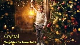  Presentation with next year - Presentation design featuring happy-little-boy-in-elegant background and a wine colored foreground