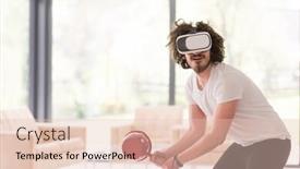  Presentation with experience - Slide set consisting of happy-man-getting-experience-using background and a lemonade colored foreground