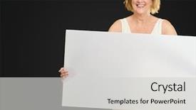  Presentation with black-woman - Amazing slide deck having grass background grass mixed cement texture background backdrop and a tawny brown colored foreground