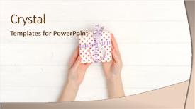  Presentation with happy mothers day - Audience pleasing presentation consisting of happy mothers day or birthday backdrop and a cream colored foreground