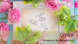  Presentation with happy mothers day - Cool new presentation with happy mothers day photo frame backdrop and a  colored foreground