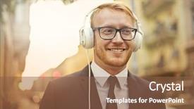  Presentation with way - Slides enhanced with happy music on the way background and a tawny brown colored foreground